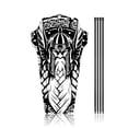 thumbnail image 1 of Bicycle Fender Front and Rear Tire Wheel Universal Bike Mudguard Printed Plastic Cycling Wing with Cable Ties, Men, 1 of 7