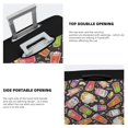 thumbnail image 3 of Pofeuu Milk Tea Print Luggage Suitcase Cover Protector Luggage Washable Covers Aesthetic for 18/24/28/32 inch Luggage（No luggage included）-, 3 of 7