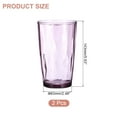 thumbnail image 2 of Uxcell Vasos de acrílico de 17oz, 2Pack, vasos reutilizables de plástico para el hogar y al aire libre, púrpura, 2 of 7