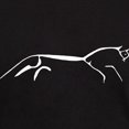 thumbnail image 3 of CafePress - Uffington Horse Black & White Dark T Shirt - Men's Classic Graphic Cotton T-Shirt, 3 of 4