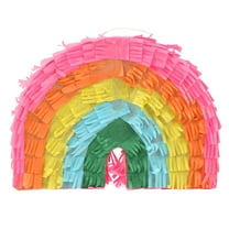 FRCOLOR Carnival Birthday Decoration Rainbow Pinata Paper Party Supplies Multi 1Set