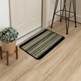 thumbnail image 2 of Mainstays Apollo Striped Indoor Polypropylene Area Rug, Black, 17.4" x 30", 2 of 7