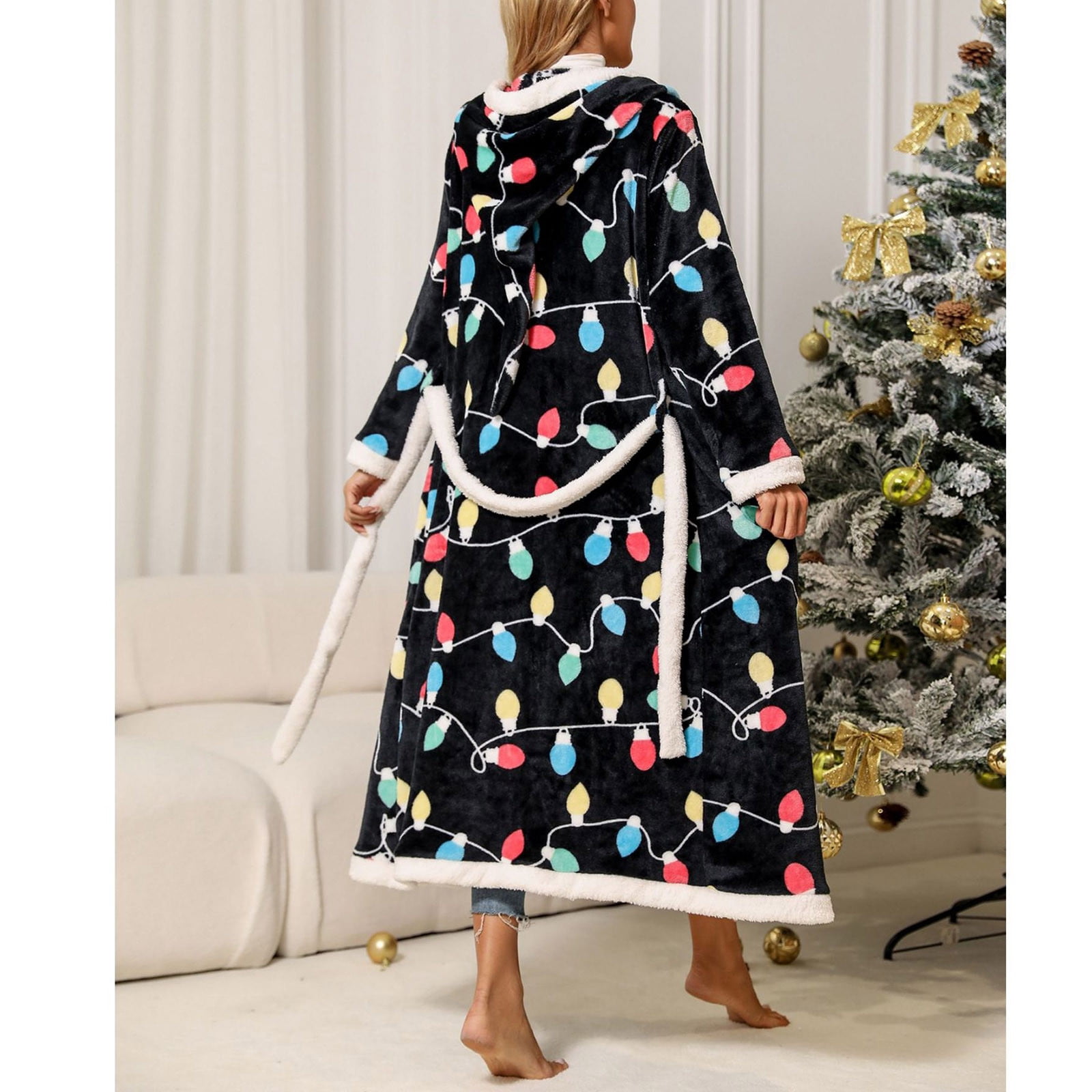 ladies penguin dressing gown QIYUANT Dressing Gowns for Women Soft Fleece Fluffy Bath Robes Winter Warm  Cozy Women's Bathrobe Loungewear Shawl Collar Loungewear Nightwear Homewear  (Women's Gray Penguin, S) : Amazon.co.uk: Fashion