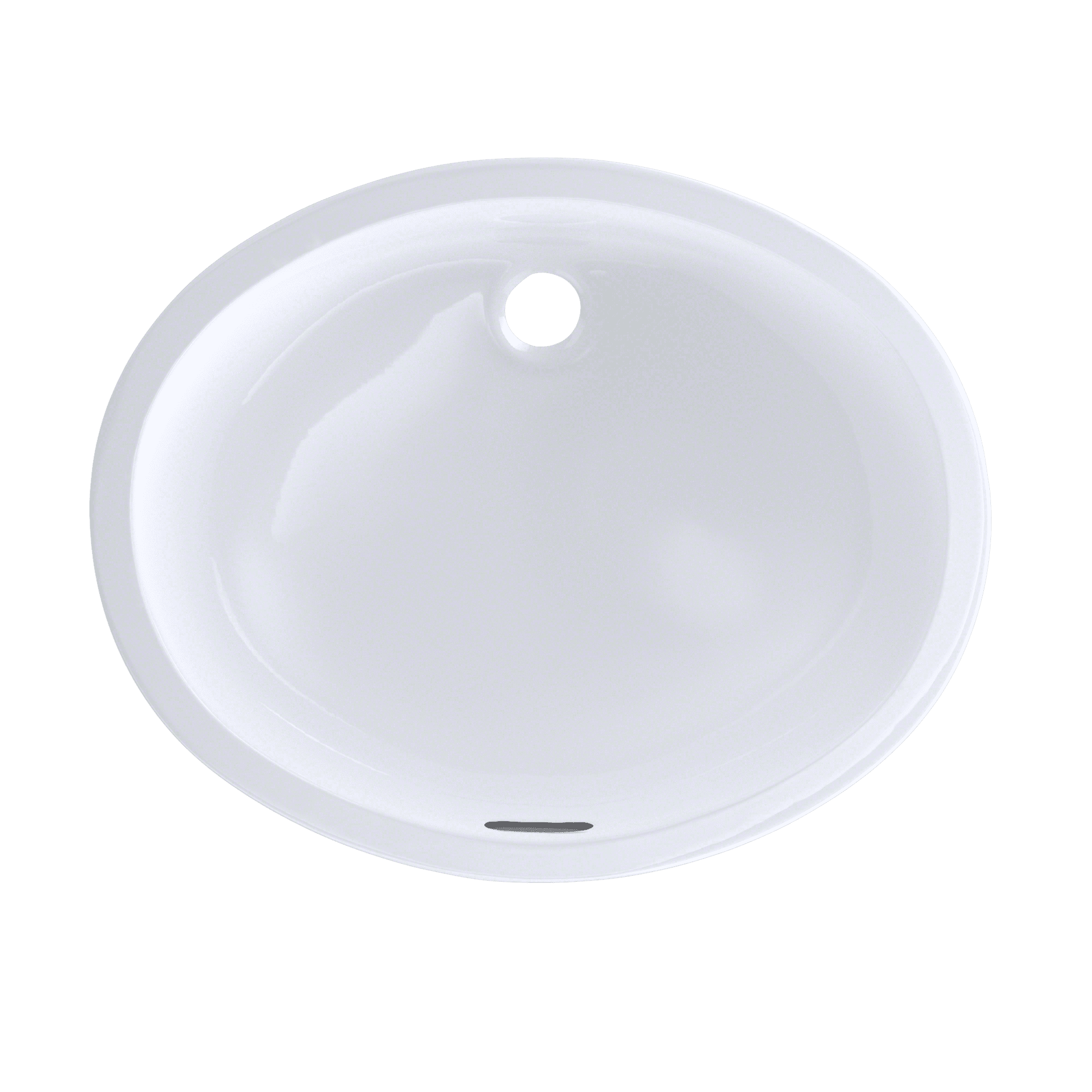 TOTO® Dantesca® Oval Undermount Bathroom Sink with CEFIONTECT, Cotton White - LT597G#01