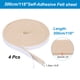 thumbnail image 2 of Uxcell 4pcs hojas de fieltro autoadhesivas de 118x0.5 pulgadas para manualidades y artes, beige, 2 of 5