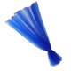 thumbnail image 4 of Envoltura de flores de Tul Soledad Papel 4.9 Pies X 18 Pulgadas Azul zafiro, 4 of 10