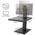 thumbnail image 4 of North Bayou 22"-32" Desktop Sit-Stand Workstation – ST15, 4 of 5