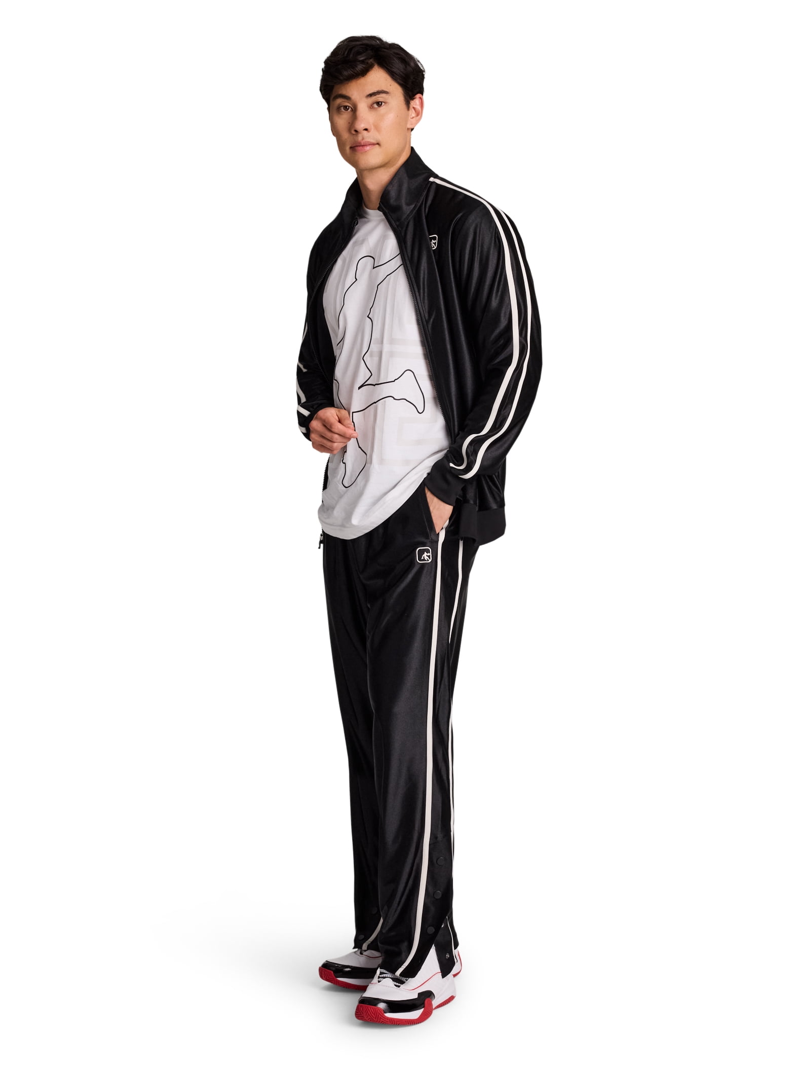 AND1 Men's and Big Men's Snap Opening Next Up Pant, Sizes XS-5XL