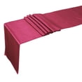 thumbnail image 2 of 10 Pcs Satin Table Runner Wedding Party Banquet Decoration&nbsp;12 x 108&nbsp;- Ruby Pink, 2 of 8