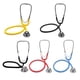 thumbnail image 1 of Estetoscopio médico portátil FLhrweasw Ergonómico de doble cabezal, 1 of 6