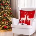 thumbnail image 4 of Couch Pillows Covers Hwkond 1 Pcs Christmas Pillowcase Throw Covers Snow Soft Decorative Pillowcase,(Up to 25% Off)Red, 4 of 5