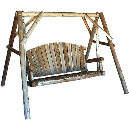 Cedar Log 5' Outdoor Yard Swing