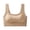 Khaki, variant on Turilly Bras Womens Wireless Push Up Breathable Everyday Bra Solid Color Comfort Fit Everyday Bras