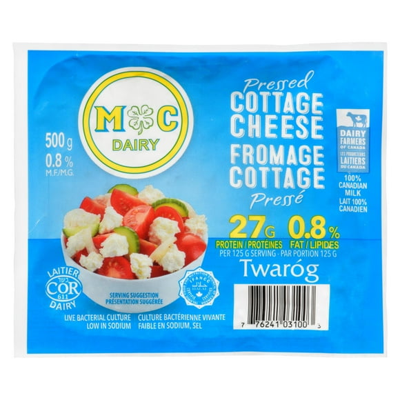 Fromage cottage pressé MC Dairy à M.G. 0,5 % 500g