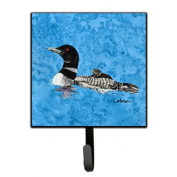 Carolines Treasures 8718SH4 Momma and Baby Loon Leash or Key Holder 7Hx4.25W multicolor