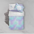 thumbnail image 2 of Juego de cama infantil personalizado con escamas de sirena (edredón o funda nórdica), 2 of 5