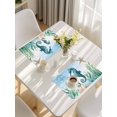 thumbnail image 5 of Seahorse Coastal Placemats Set of 4, Summer Beach Nautical Starfish Compass Placemats for Dining Table, Place Mats for Kitchen Tabletop, Waterproof Wipeable Dining Table Mats Set, 5 of 9