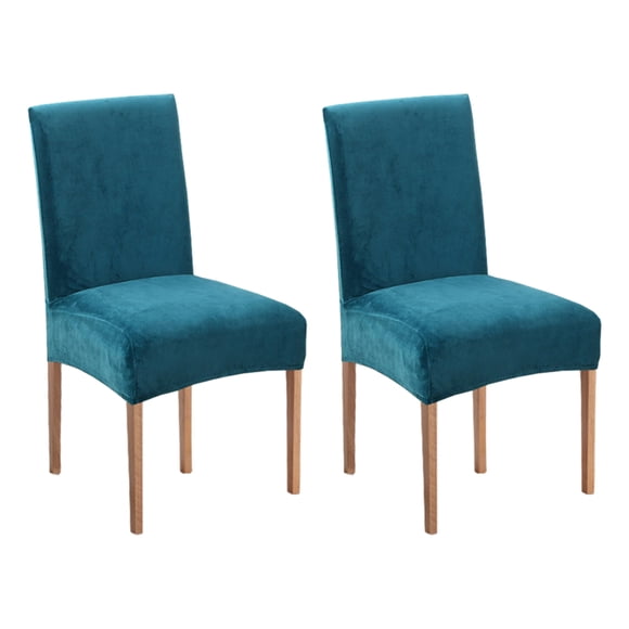 Fundas elásticas para sillas de comedor Yuarrent 2 piezas ajustadas verde