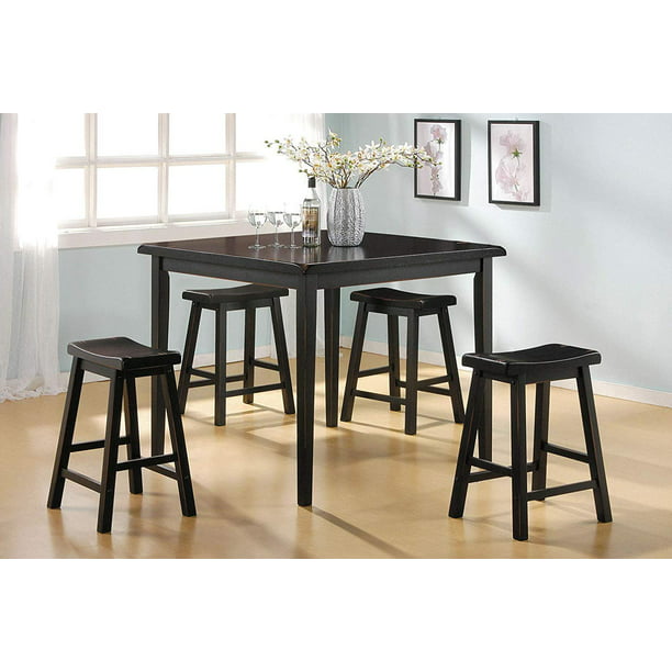 Acme Gaucho 5 Piece Counter Height, Acme Counter Height Bar Stools