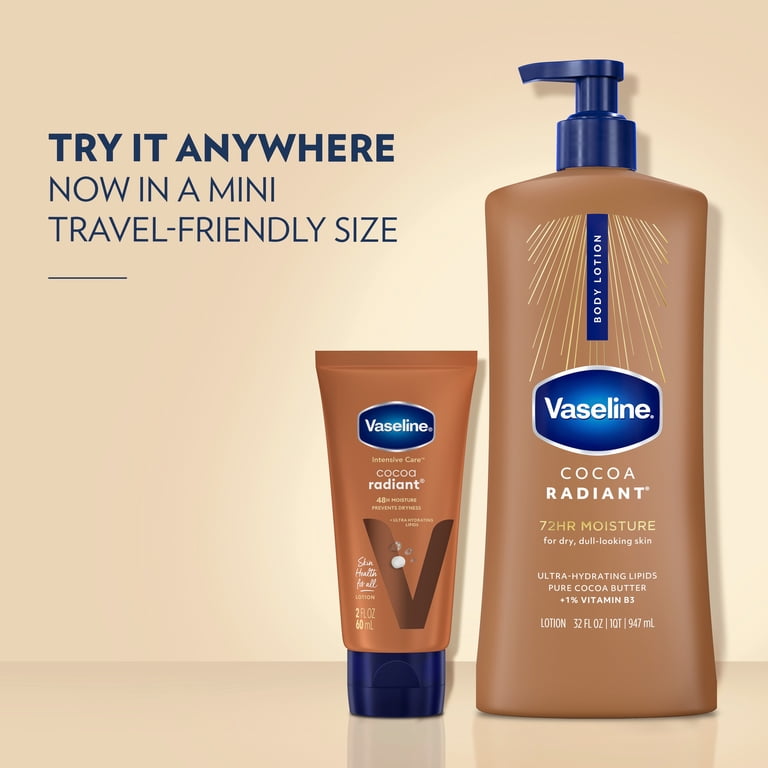 Vaseline Intensive Care Body Lotion for Dry Skin Cocoa Radiant