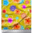 thumbnail image 1 of Soimoi Cotton Cambric Fabric Artistic Floral Fabric Prints By Yard 56 Inch Wide, 1 of 1