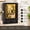 Classic Black, variant on 11x16 Large Deep Shadow Box Frame with LED Light, Wedding Memorial Display Case with Shelves, Drawer, and Keepsake Slot, Rustic Wood Gift