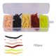 thumbnail image 3 of Cebo Suave De Pesca, Señuelos De Pesca De Gusano Multicolores 150PCS Para Accesorios De Aparejos De Peces, 3 of 8