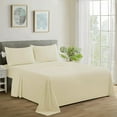 thumbnail image 1 of Marina Decoration 600 Thread Count Ultra Soft Deep Pocket Hotel Standard Solid Bedding Long Staple Percale Cotton All Season Sheet Set with Pillowcase, 1 of 7