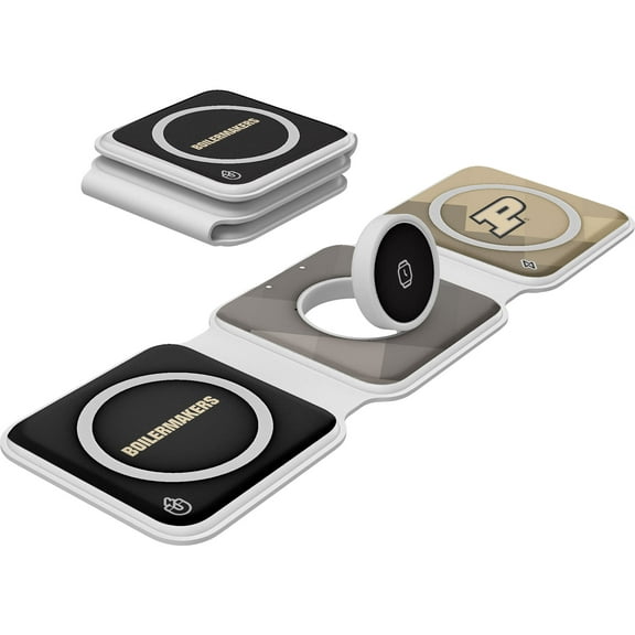 Keyscaper Purdue Boilermakers 3-in-1 Foldable Charger