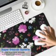 thumbnail image 4 of Long Mouse Pads for Desk,Pioneer Flower Floral Print Pattern Desk Mats on Top Of Desks, Desk Mouse Pad Extra Large with 3mm Non-Slip Base and Stitched Edge for Gaming,Office,Work,Home 31.5"x11.8", 4 of 6