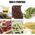 thumbnail image 5 of Tutuviw 100Pcs Tea Filter Bag Empty Loose Leaf Tea Bags 2.95 Inch Disposable Drawstring Round Tea Filter Bags for Tea Coffee Bags, Bath Spice Herbs Brewing Soup Bags(Wood Color), 5 of 7