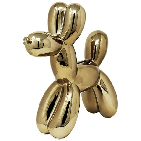 UPC: 0659424989974 | Interior Illusions Plus Bronze Balloon Dog Bank – 12  tall