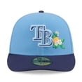 thumbnail image 2 of Men's New Era  Light Blue/Navy Tampa Bay Rays 2026 Spring Training Low Profile 59FIFTY Fitted Hat, 2 of 5