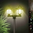 thumbnail image 6 of Blasgw Outdoor Solar Post Lights Waterproof Decorative Vintage Floor Lamp - 2-Head Solar Powered Lantern for Patio,Garden,Backyard,Front/Back Door,Dusk-to-Dawn Lighting,IP65 Weather Resistant black, 6 of 9