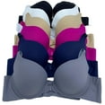 thumbnail image 2 of Iheyi 6 pcs Open Front T-Back Raceback Plain Front Closure Bra B/C (34C), 2 of 3