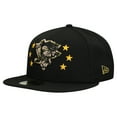 thumbnail image 3 of Men's New Era  Black Pittsburgh Penguins Military Appreciation Digital Camo Stars 59FIFTY Fitted Hat, 3 of 5