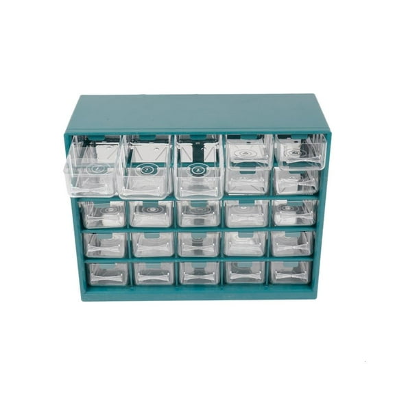 Ciwanning Multiple Layer Clear Parts Organizers Box For Tool Office Supplies Portable Space Saving
