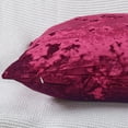thumbnail image 7 of Home Soft Things Crushed Velvet 2 Piece Throw Pillow Cover Set - Garnet - 14" x 26", 7 of 7
