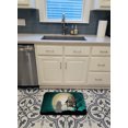 thumbnail image 3 of Carolines Treasures BB2258RUG Halloween Scary Poodle Silver Machine Washable Memory Foam Mat, 3 of 4