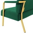 thumbnail image 5 of Yaheetech 56.6'' W Modern Upholstered Sofa Couch with 2 Pillows, Green, 5 of 8