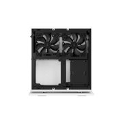 Fractal Design Ridge White Mini-ITX Slim Small Form Factor Console PC Case with PCIe 4.0 Riser