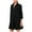 R105-Black, variant on RMGVDSD Women's Tunic Shirt Mini Dress Casual Solid Color Long Sleeve Shirt Dress With Ruffle Hem Button Up Shift Dresses Dressy Tops Temperament Tops