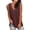 Brick Red, variant on Women T-Shirts Lightweight Sleeveless Loose Fit Tops Casual Shirt Breathable Knit Tee For Everyday Wear Comfort Solid Color Streetwear