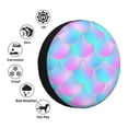 thumbnail image 4 of Kdxio Spare Tire Cover for RV Trailer, Waterproof Wheel Cover,Camper Spare Tire Cover Fit for Rv SUV Truck Travel Trailer 17 inch-Purple Dragon Scales, 4 of 8