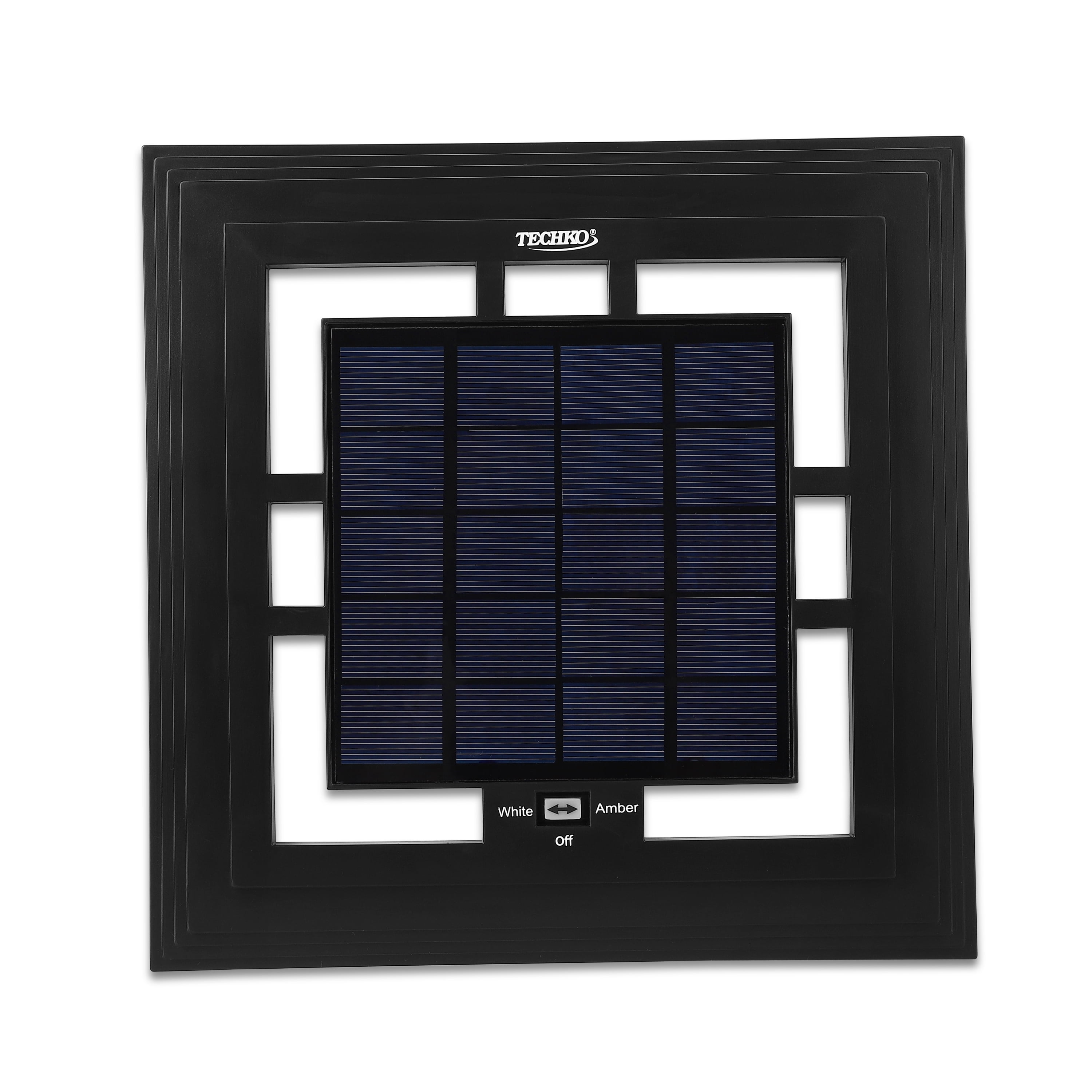 Techko Solar Welcome Lantern – Amber or White Light (Height 24.5")