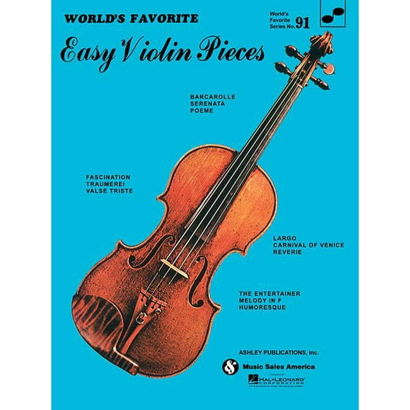 Violin Easy Violin Pieces: World's Favorite Series #91, (Paperback)