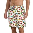 thumbnail image 2 of Naloa Ice Cream Popsicles Men's Beach Shorts, Surfing shorts, Swim trunks, Quick Dry Swim Trunks for Surfing Beach Fun - XX-Large, 2 of 9