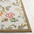 thumbnail image 3 of Safavieh Chelsea Georgiana Bordered Wool Area Rug, Ivory/Sage, 6' x 9', 3 of 10