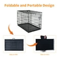 thumbnail image 7 of Max & Marlow Single-Door Dog Crate, Foldable Metal Wire Kennel, Portable, Tray and Divider Included, 42" x 27" x 30", 7 of 7