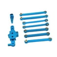 thumbnail image 3 of Almencla RC Car Steering Kits Upgrades High Strength Replaces Metal for Wltoys 1:12 RC Car 124006 12427 12427 12428 Crawler Model Accs blue, 3 of 8
